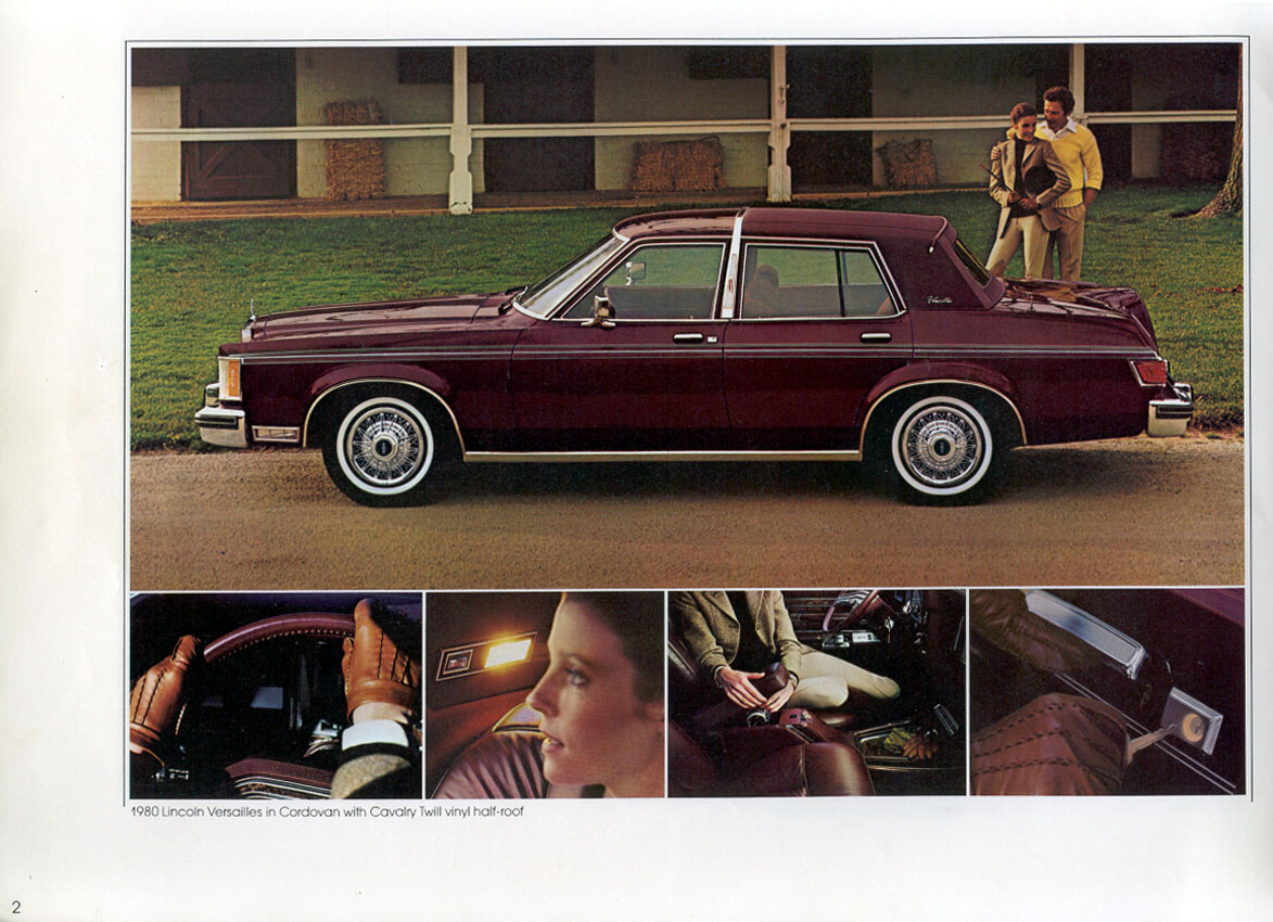 1980 Lincoln Versailles Brochure Page 5